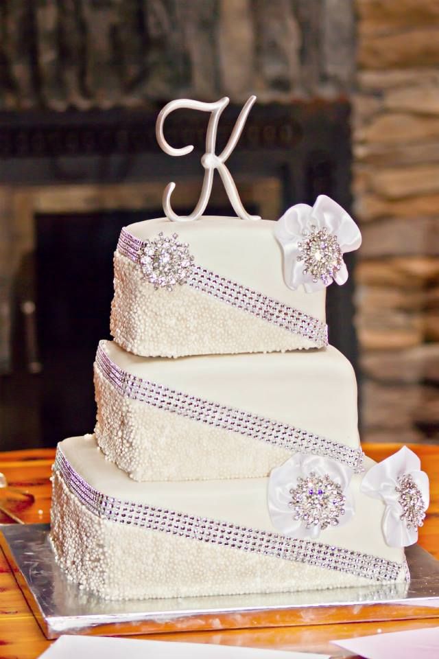 Rhinestone Wedding Cake
