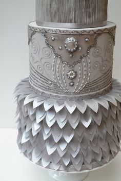 Silver Wedding Cakes Design Silver Wedding Cakes Design
