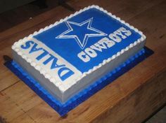 Dallas Cowboys Cake Dallas Cowboys Cake