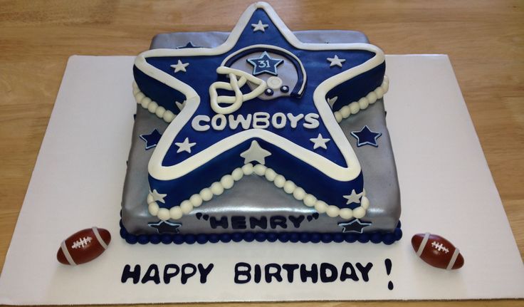 Dallas Cowboys Happy Birthday Cake Dallas Cowboys Happy Birthday Cake