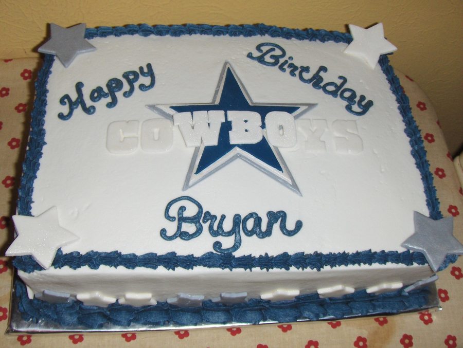 Dallas Cowboys Sheet Cake Dallas Cowboys Sheet Cake