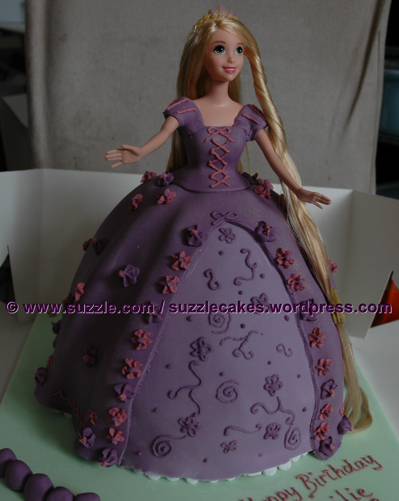 Disney Princess Rapunzel Tangled Birthday Cake Disney Princess Rapunzel Tangled Birthday Cake