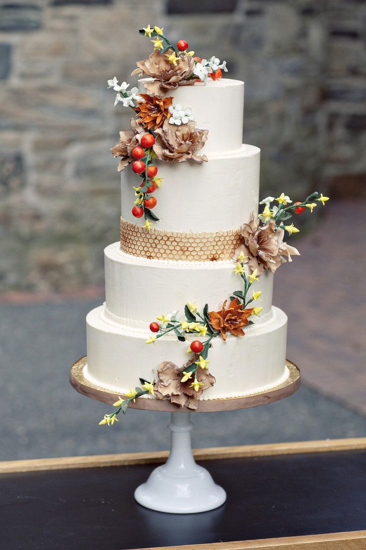 Fall Wedding Cake Fall Wedding Cake