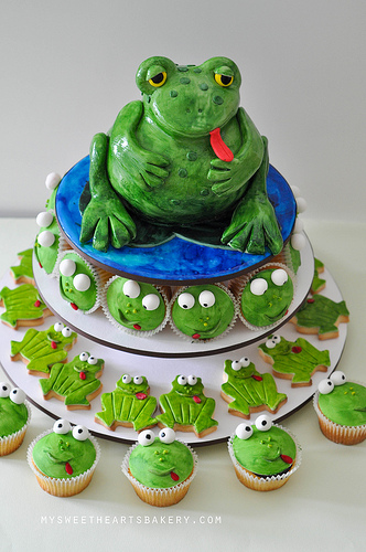 Frog Birthday Cake Frog Birthday Cake