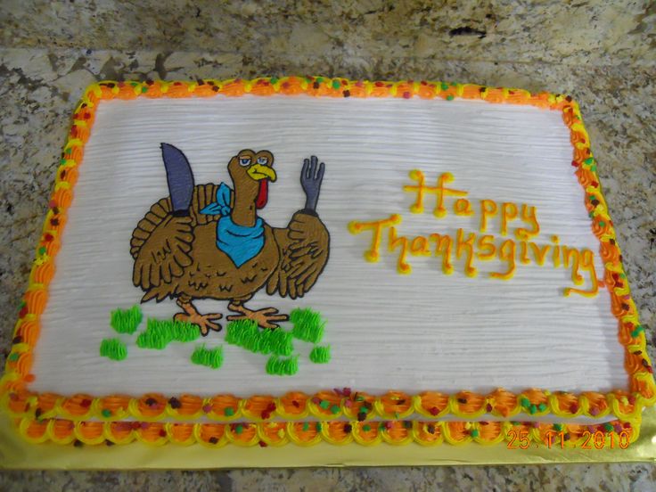 Happy Thanksgiving Sheet Cakes Happy Thanksgiving Sheet Cakes