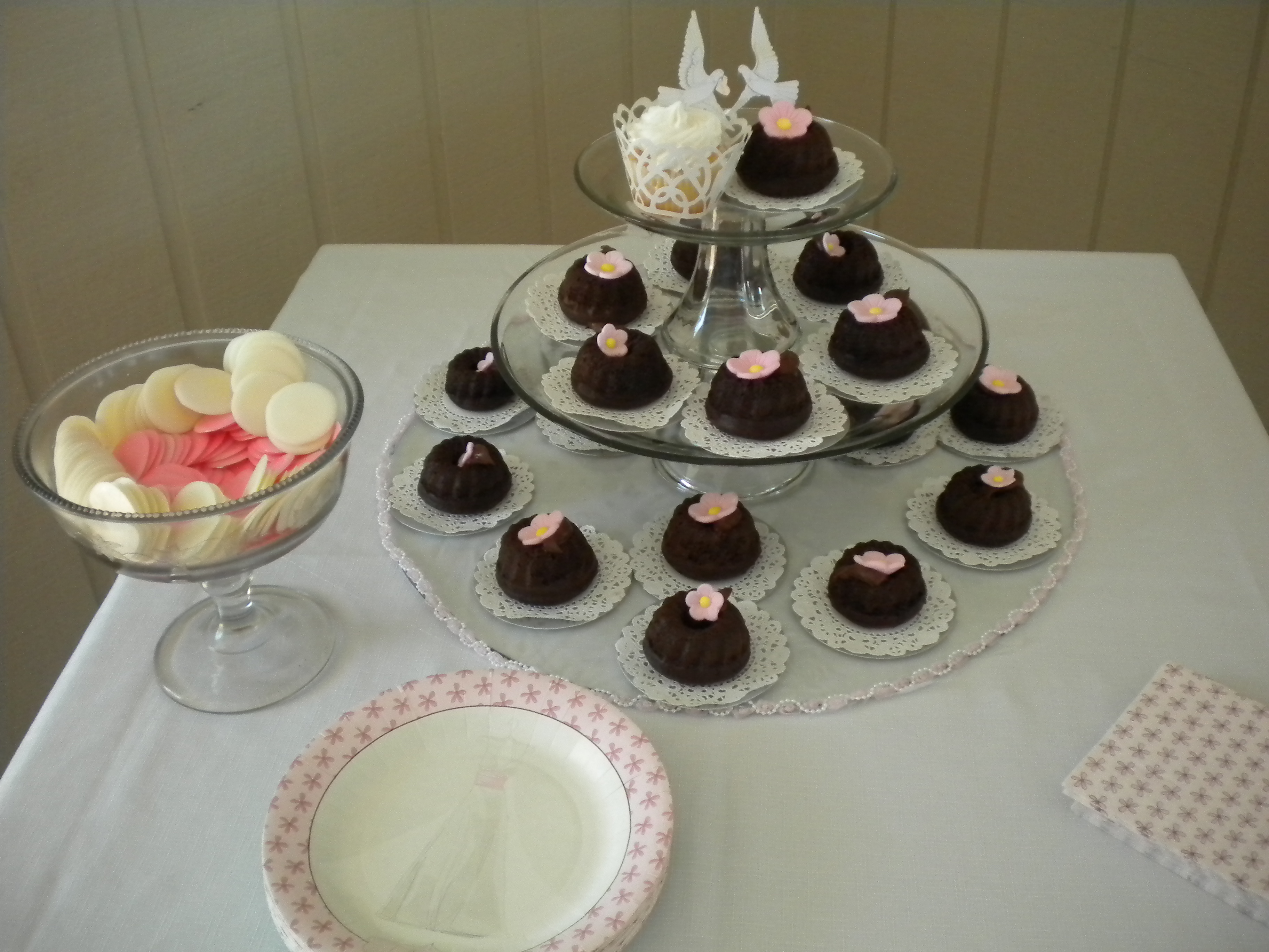 Mini Bundt Cakes for Bridal Shower Mini Bundt Cakes for Bridal Shower