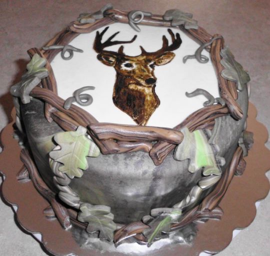 Painted Deer Cake