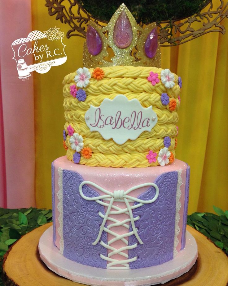 Rapunzel Birthday Cake Rapunzel Birthday Cake