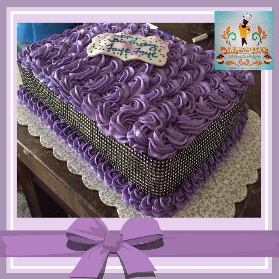 Sheet Cake with Bling Sheet Cake with Bling