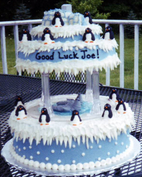 Winter Themed Cake Winter Themed Cake