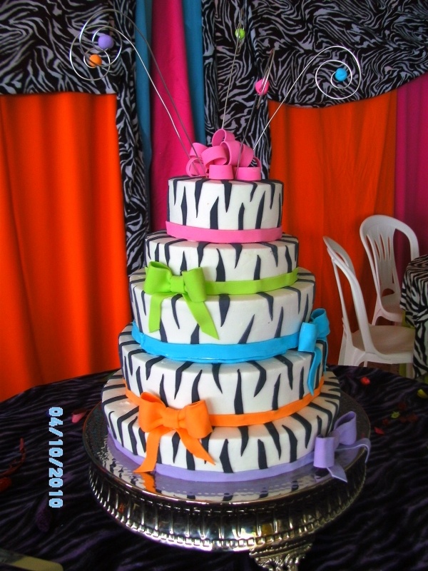 11 Photos of Colorful Zebra Print Cakes 11 Photos of Colorful Zebra Print Cakes
