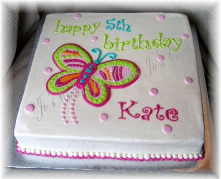 Butterfly Sheet Cake Butterfly Sheet Cake