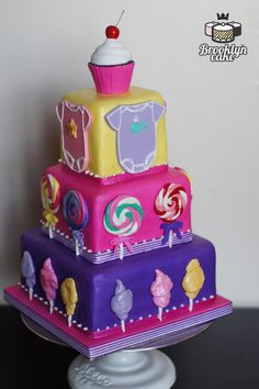 Candy Baby Shower Cake Candy Baby Shower Cake