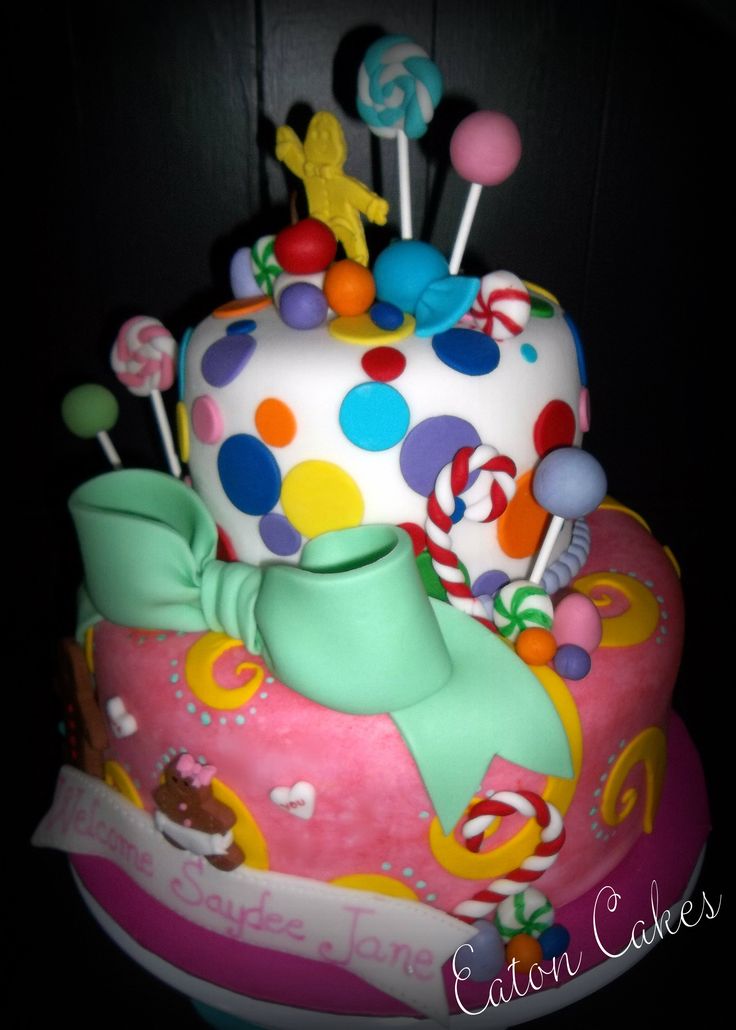 Candyland Baby Shower Cake Candyland Baby Shower Cake
