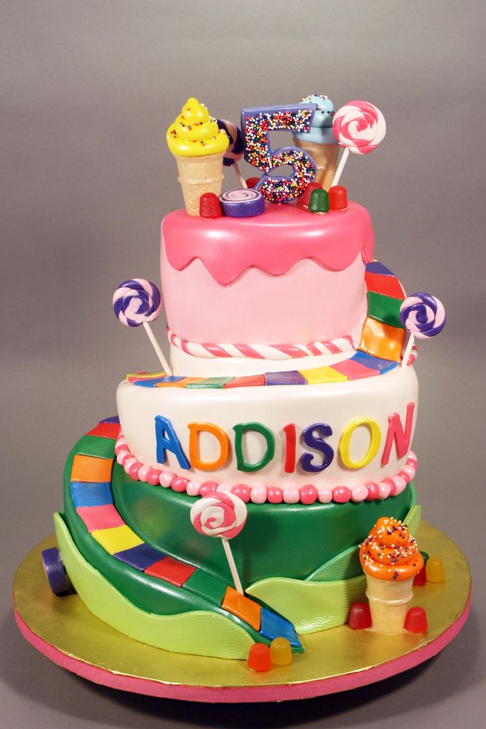 Candyland Theme Baby Shower Cake Candyland Theme Baby Shower Cake