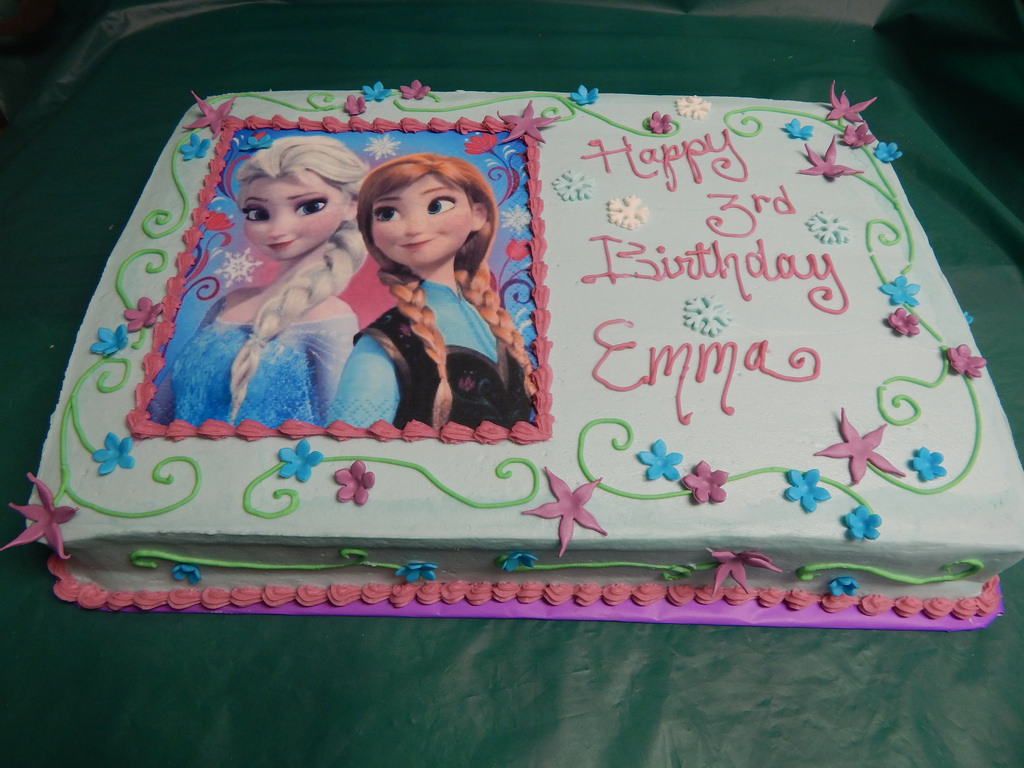 Elsa Frozen Sheet Cakes Birthday Elsa Frozen Sheet Cakes Birthday