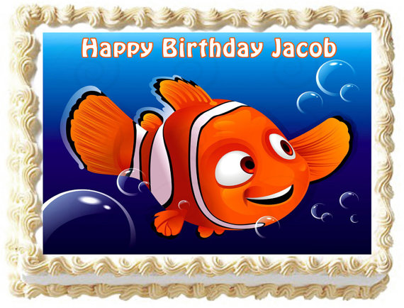 Finding Nemo Edible Cake Topper Finding Nemo Edible Cake Topper