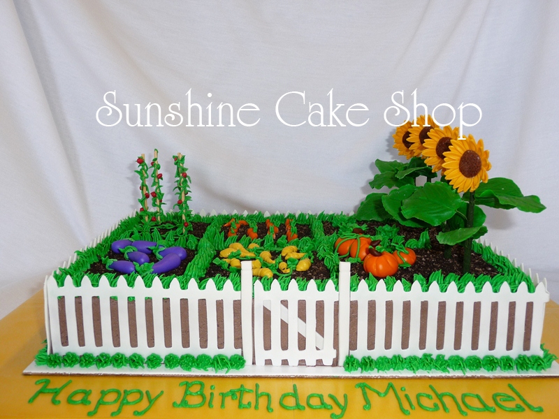 Garden Sheet Cake Garden Sheet Cake