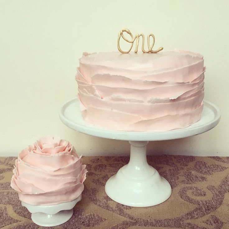 Gold and Pink First Birthday Cake Ideas Gold and Pink First Birthday Cake Ideas