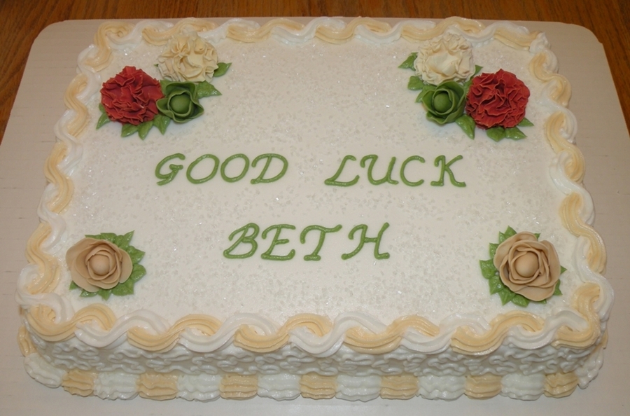 Good Luck On Your New Job Cake Good Luck On Your New Job Cake