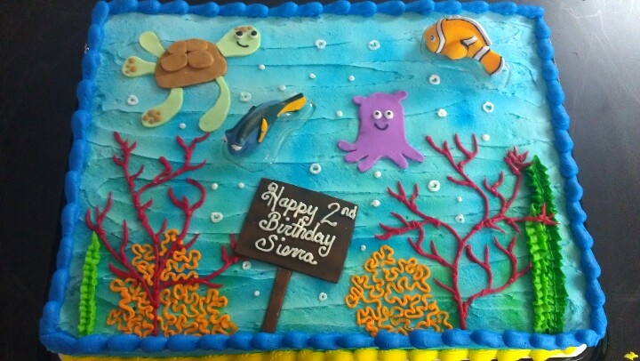 Half Sheet Cake Finding Nemo Half Sheet Cake Finding Nemo