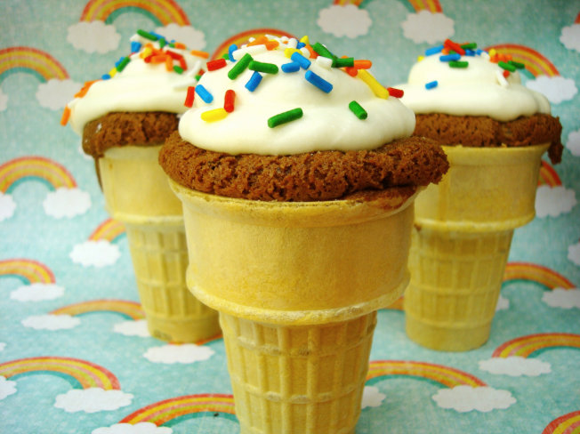 Ice Cream Cone Cupcakes