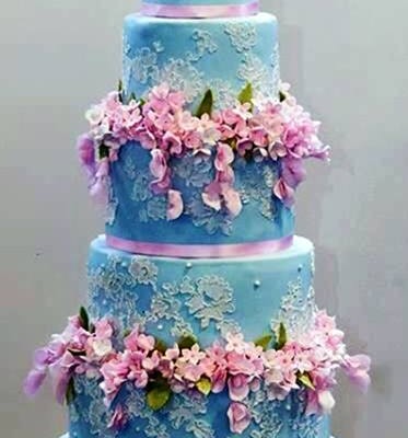 Stunning Pink And Blue Wedding Cakes Photos Styles Ideas 2018 11 Blue And Fuchsia Wedding Cakes Photo Navy Pink Cake