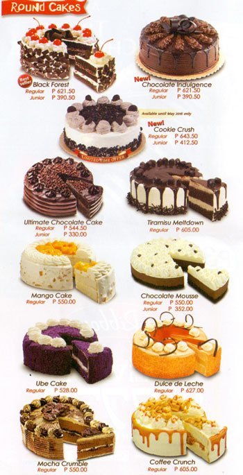 9 Red Ribbon Cakes Price List Photo - Red Ribbon Dedication Cake Price ...