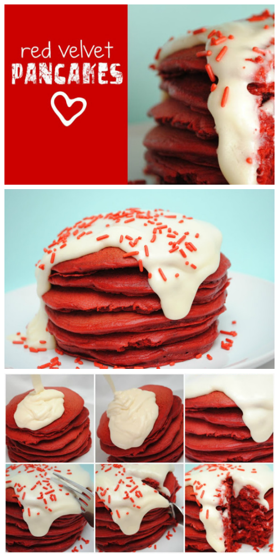 Red Velvet Pancakes Red Velvet Pancakes