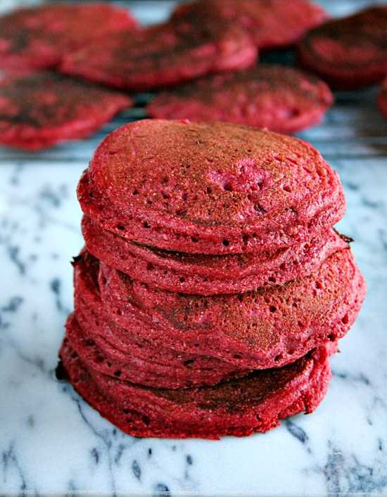 Red Velvet Pancakes Red Velvet Pancakes