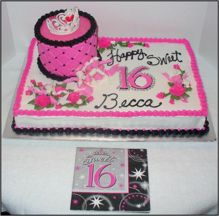 Simple Sweet 16 Birthday Cakes Simple Sweet 16 Birthday Cakes