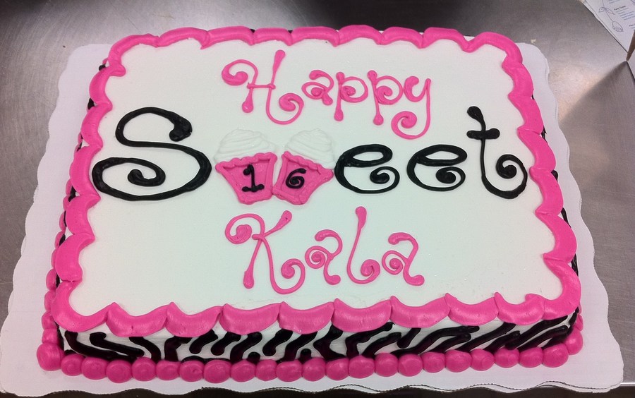 Sweet 16 Birthday Cake Sweet 16 Birthday Cake