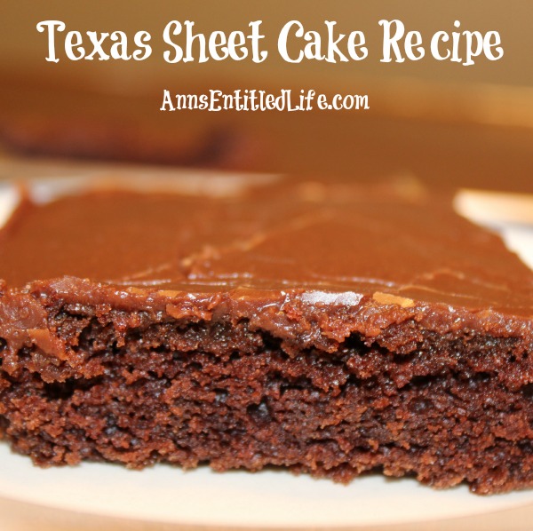 Texas Sheet Cake Recipe Texas Sheet Cake Recipe