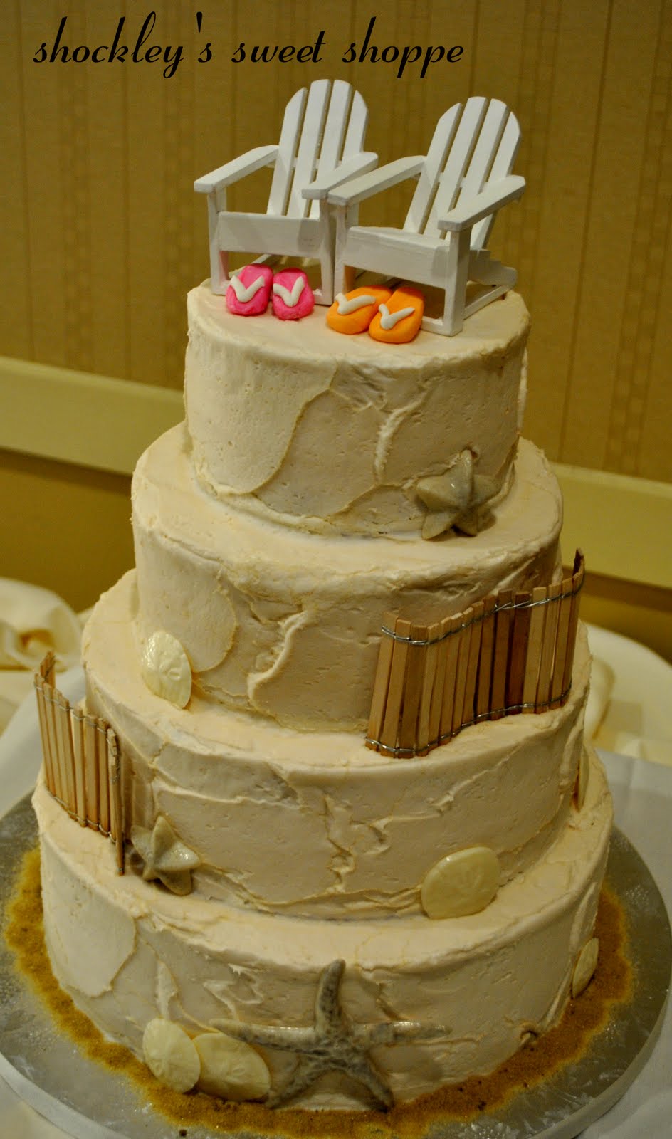 Beach Theme Wedding Cake Beach Theme Wedding Cake