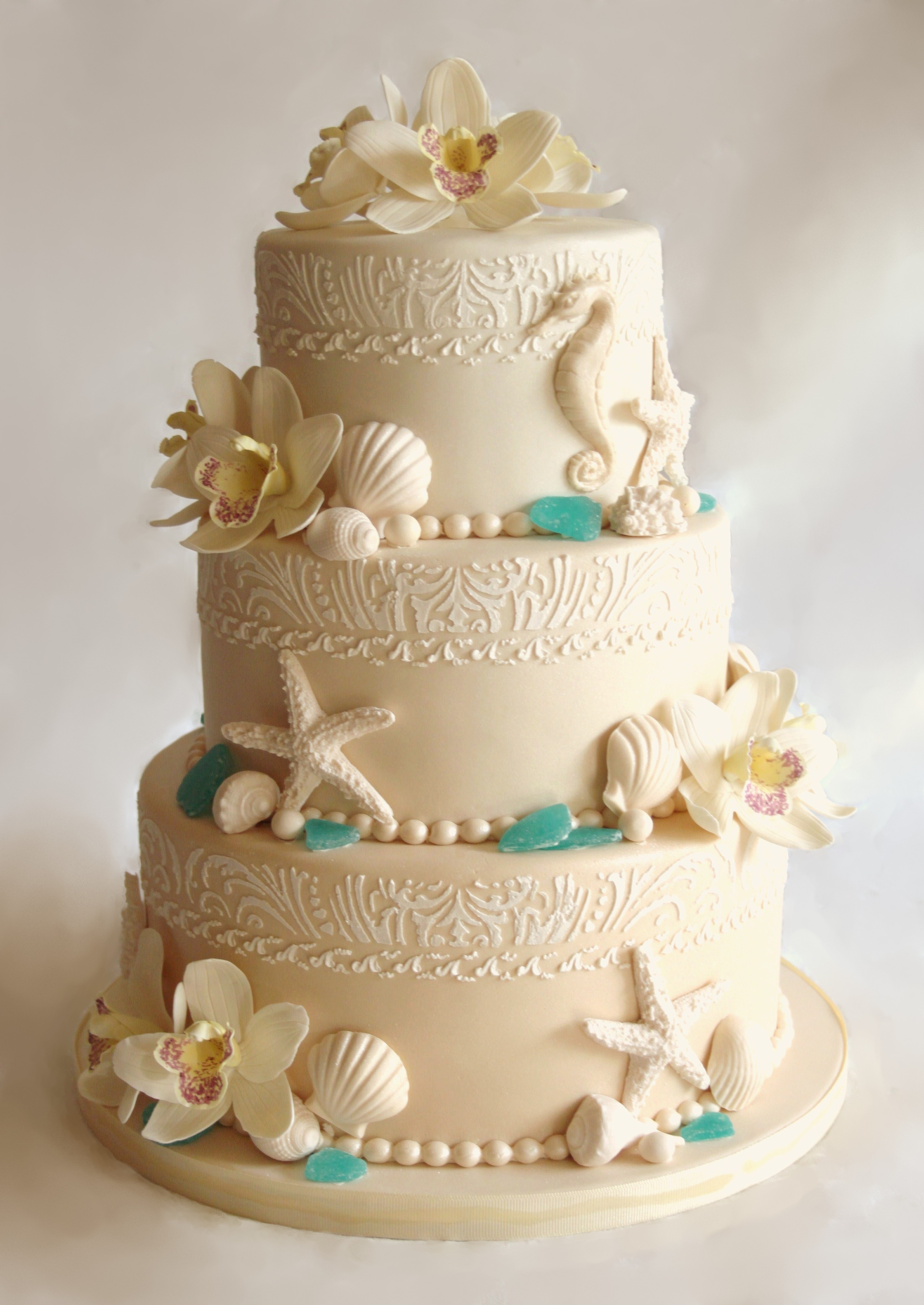 9 Photos of Bridal Beach Theme Cakes 9 Photos of Bridal Beach Theme Cakes