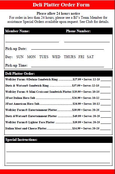 12 Photos of BJ's Bakery Sheet Cakes Order Form 12 Photos of BJ's Bakery Sheet Cakes Order Form