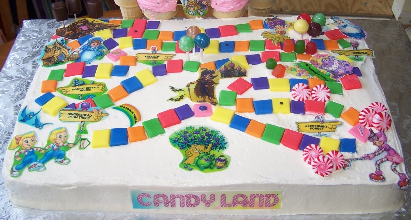 Candy Land Game Cake Candy Land Game Cake