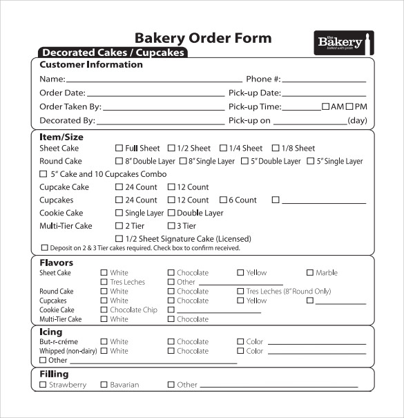 Costco Cake Order Form Template Costco Cake Order Form Template
