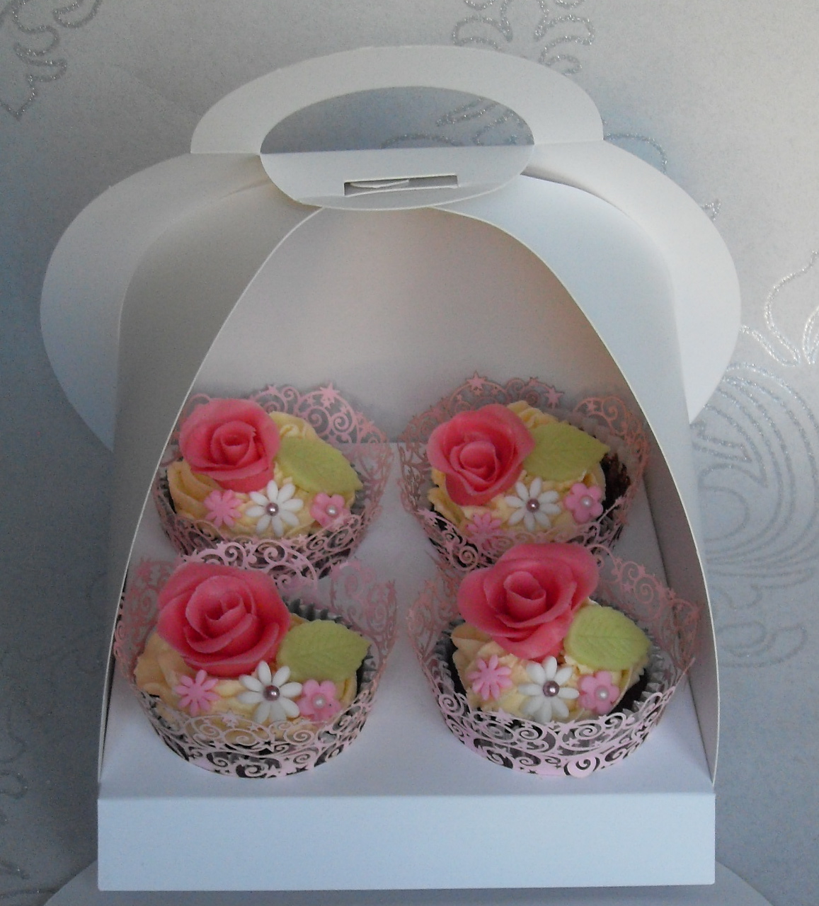 Elegant Wedding Cupcake Decorations