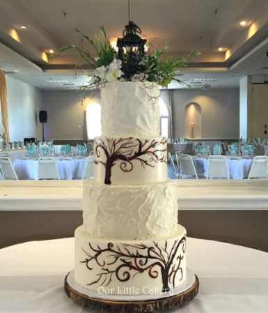 8 enchanted forest theme wedding cakes photo enchanted forest