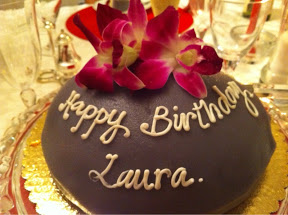 Happy Birthday Laura Cake.