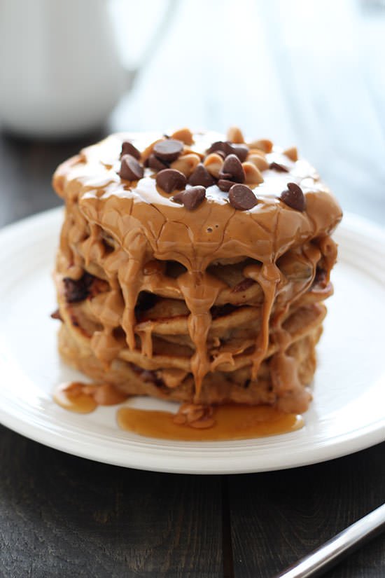 Peanut Butter Cup Pancakes Peanut Butter Cup Pancakes