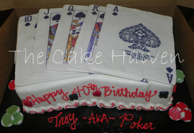 Royal Flush Birthday Cake Royal Flush Birthday Cake