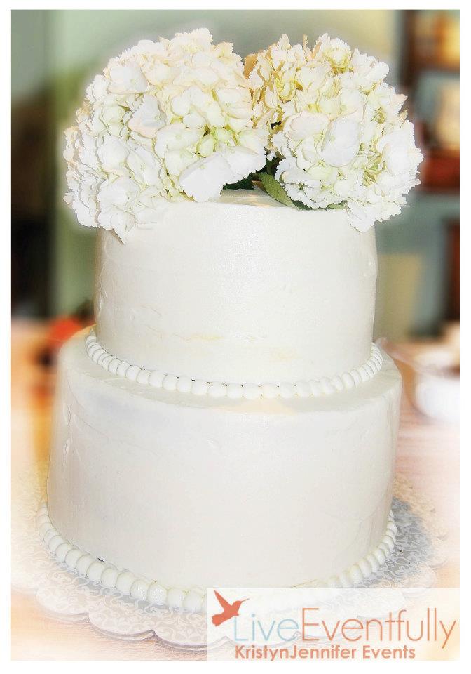 Simple Bridal Shower Cakes with Fresh Flowers Simple Bridal Shower Cakes with Fresh Flowers