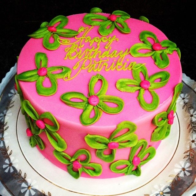 Aka Pink and Green Cake Aka Pink and Green Cake