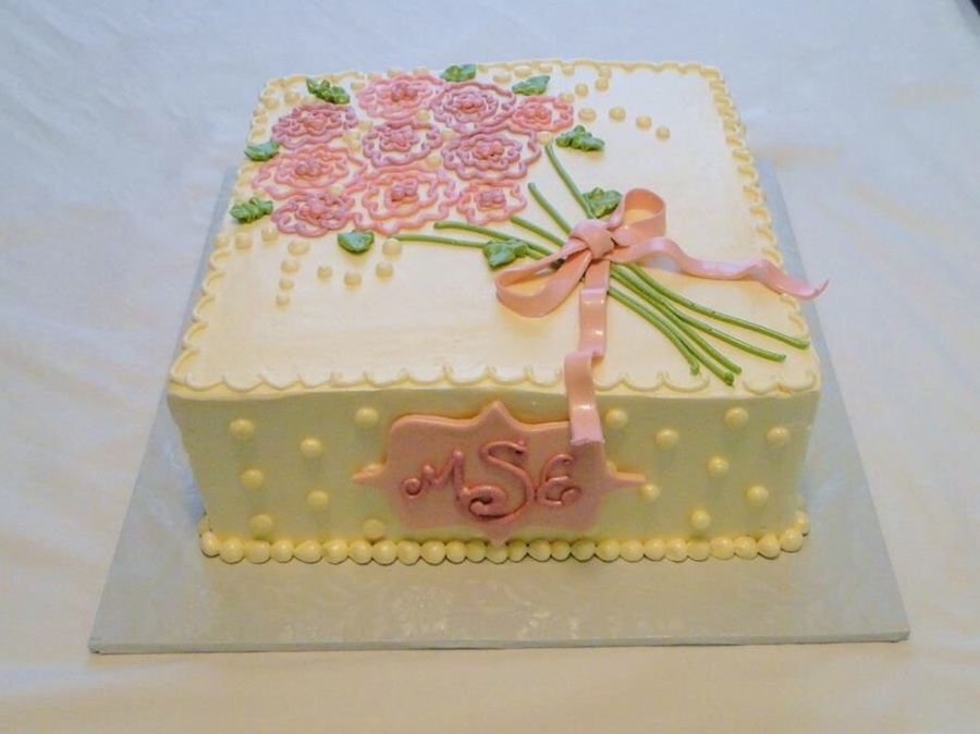 Bouquet Bridal Shower Cake Bouquet Bridal Shower Cake