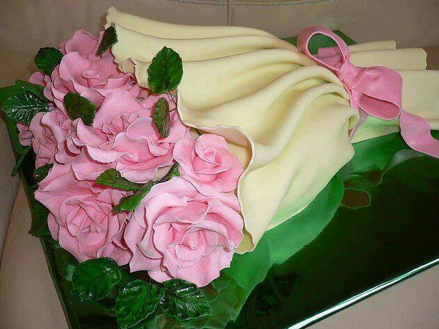 Cake Flower Bouquet Cake Flower Bouquet