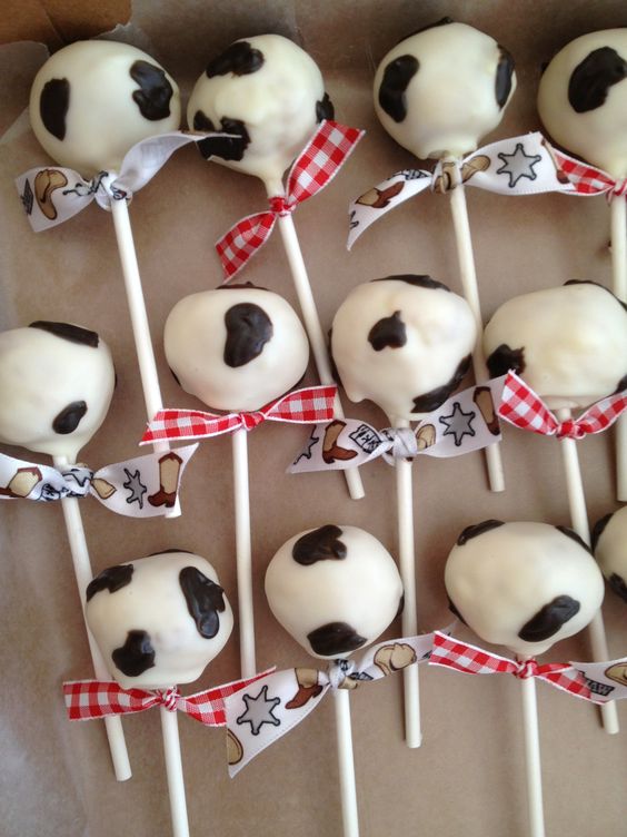 Cow Cake Pops Cow Cake Pops
