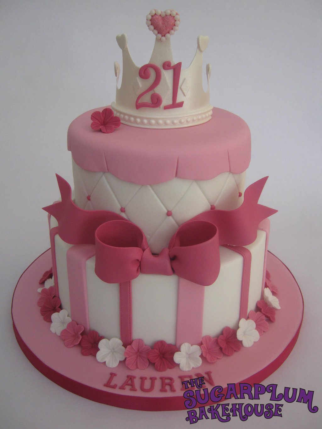 10 2 Tier Birthday Cakes For Women Photo 2 Tier Birthday Cake With