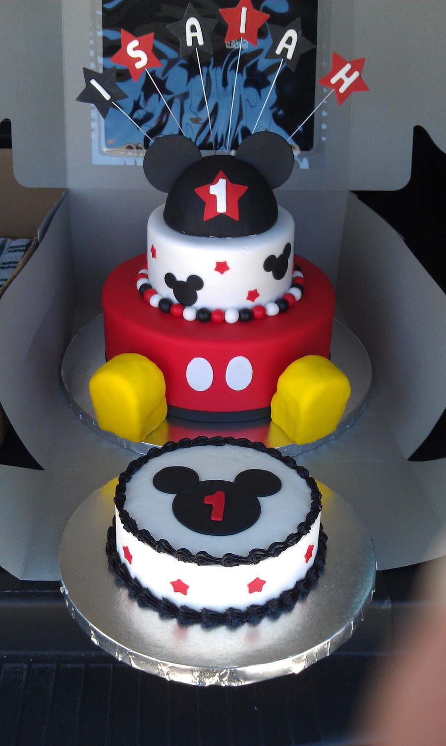 11 Mickey Mouse 1st Birthday Cakes Boys Photo Baby Mickey Mouse